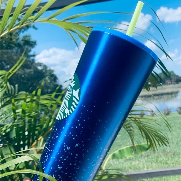 Starbucks Blue Dori Stainless Tumbler Steel Cold Cup  Venti 24oz Nemo New 2020 - Picture 4 of 9